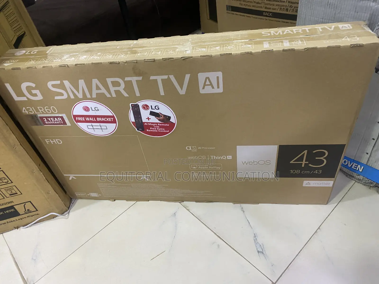 LG 43LR60 43-Inch Smart TV for a Modern Entertainment Setup