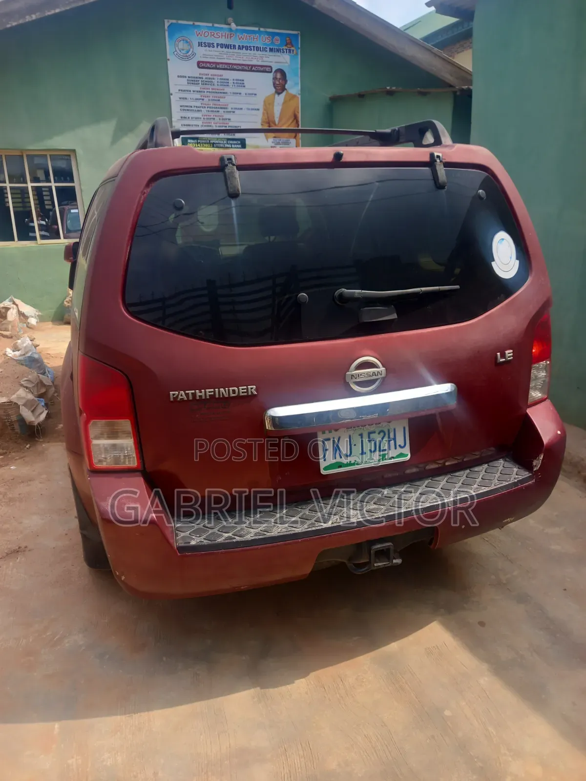 Nissan Pathfinder 2007 Burgundy