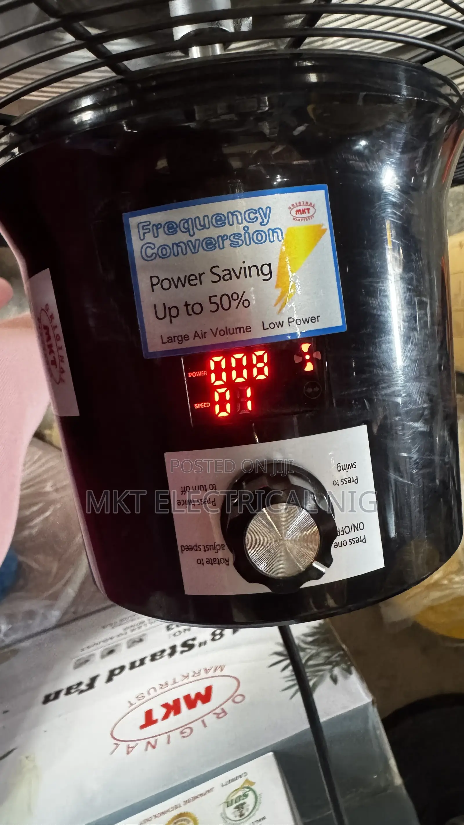 18” Power Dc Standing Fan With Remote Control - 3 Colors Available