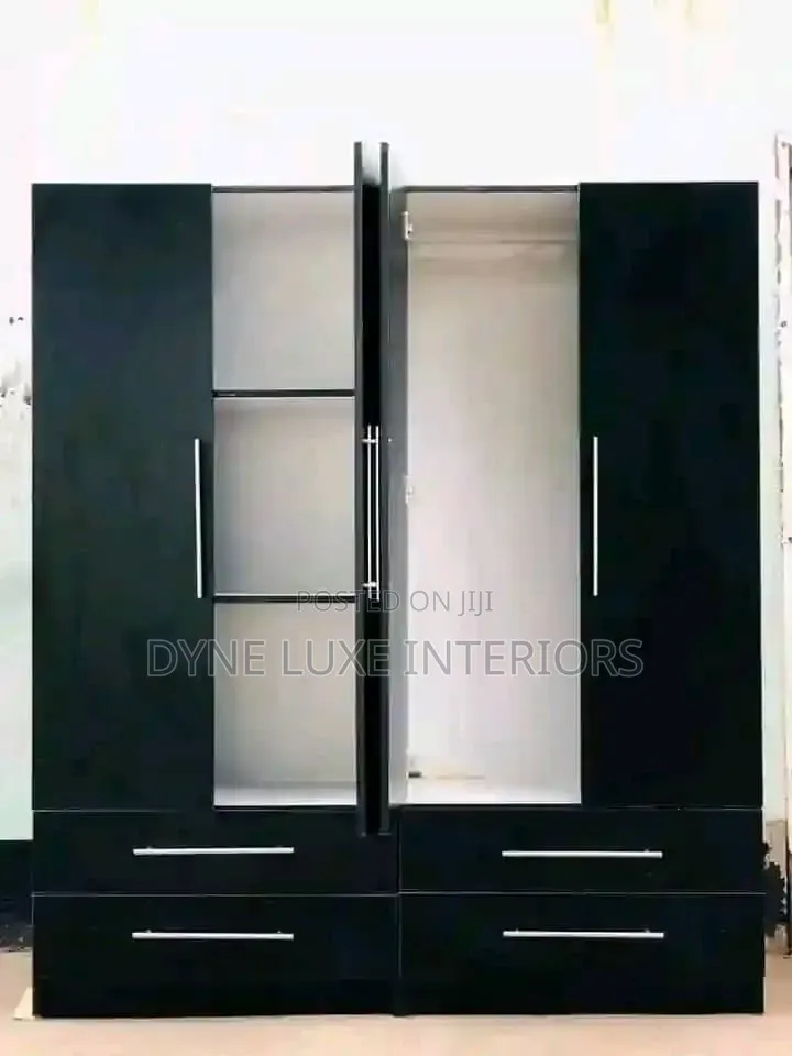 Modern 8ft by 6ft Wooden Wardrobe Made With Quality HDF Wood