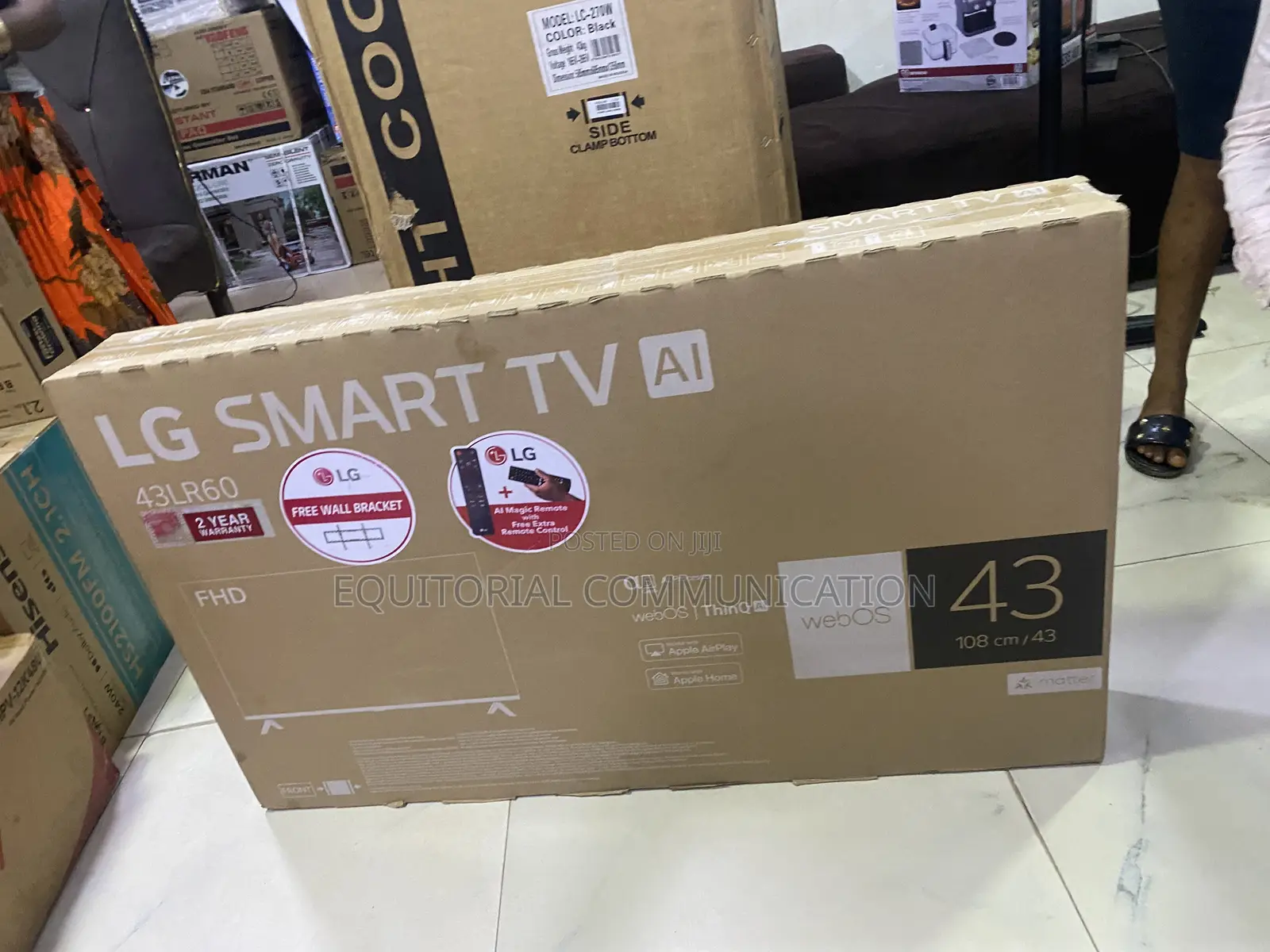 LG 43LR60 43-Inch AI Smart TV for Streaming and Shows