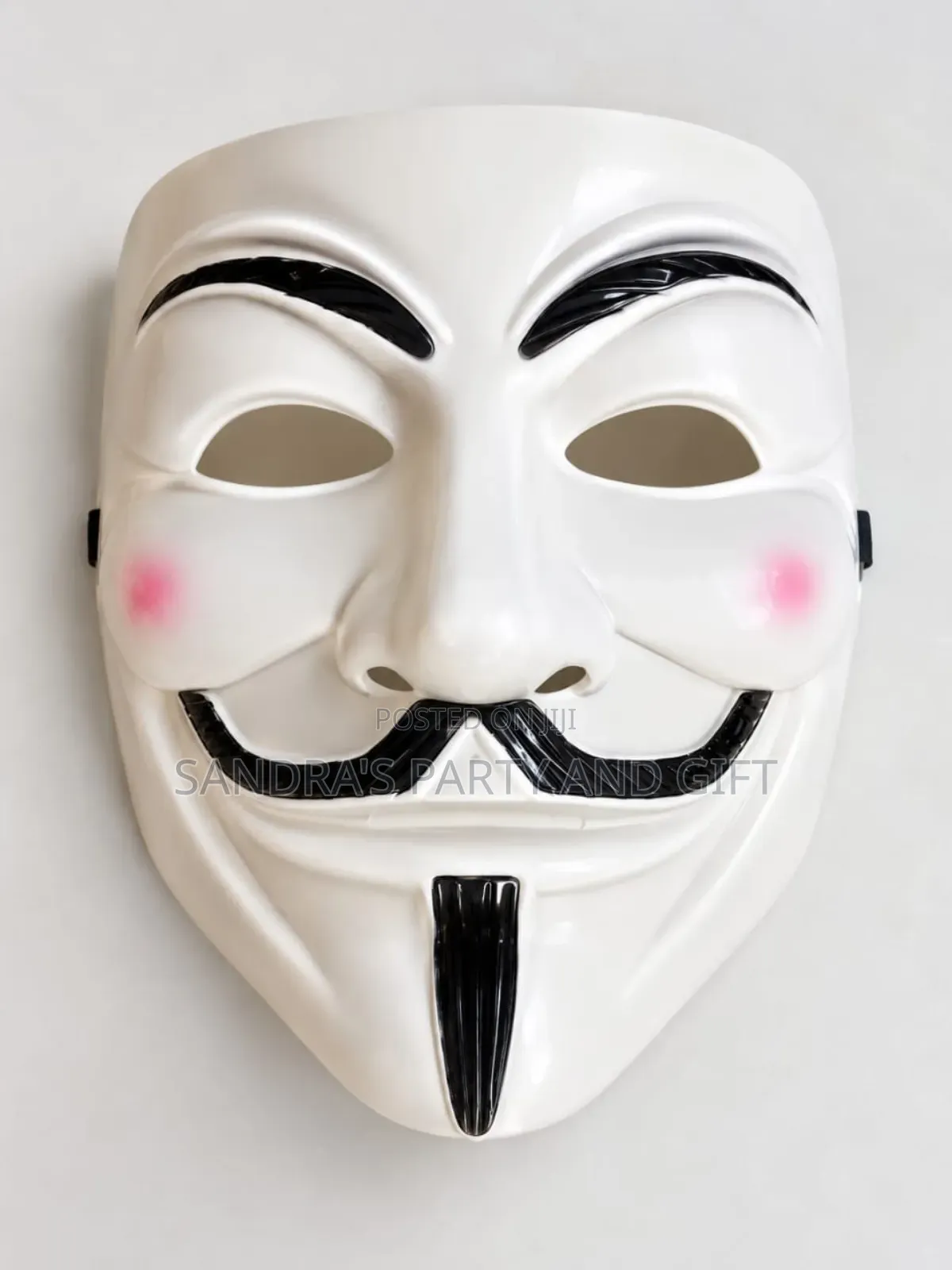 Guy Fawkes Full Face Costume Mask for Parties and Events