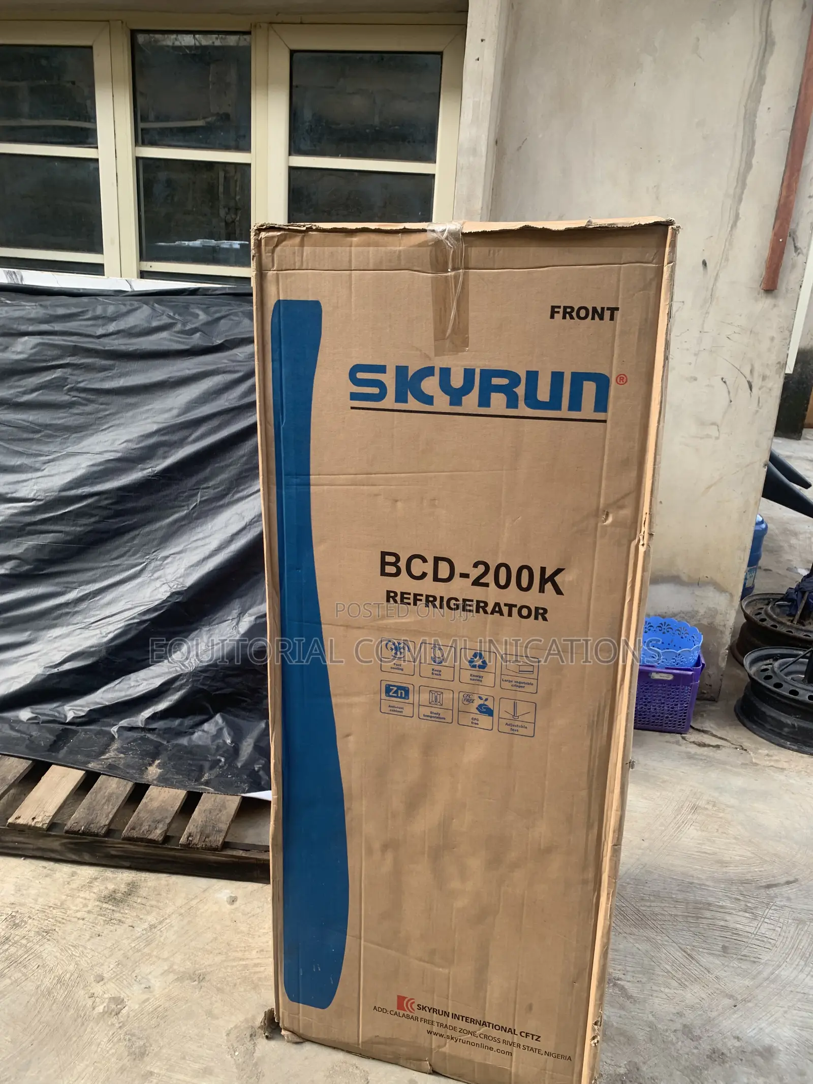 SKYRUN BCD-200K 200L Double Door Refrigerator With Spacious Freezer