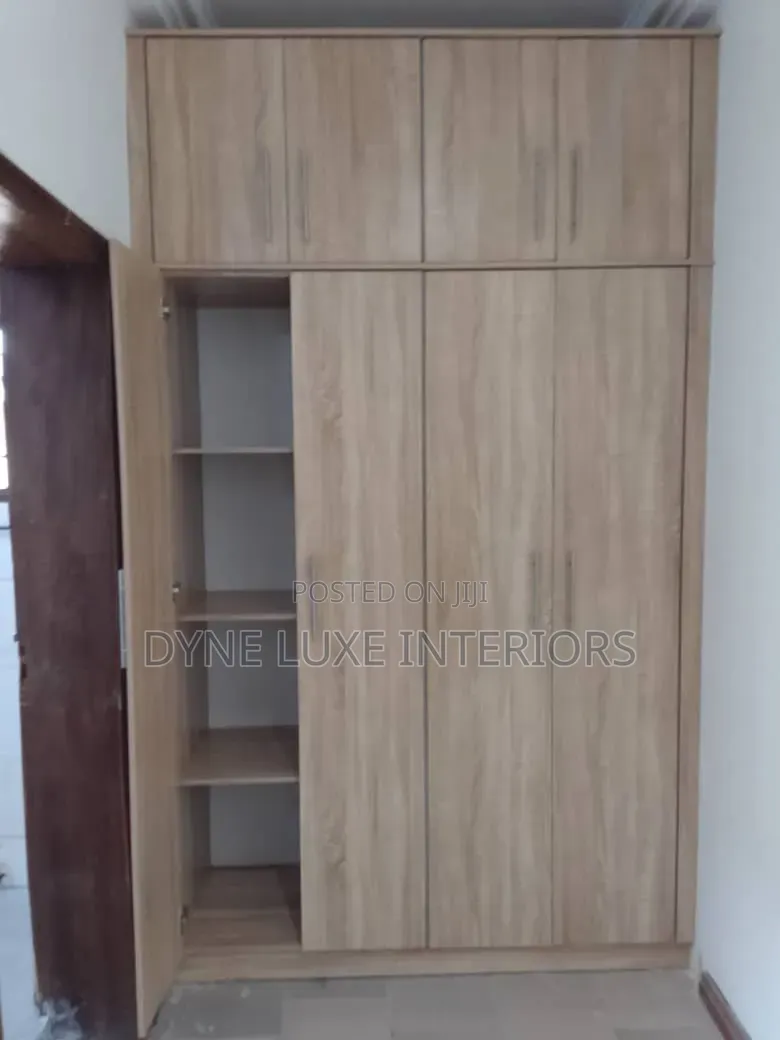 Modern 8ft by 4ft Wooden Wardrobe Made With Quality HDF Wood