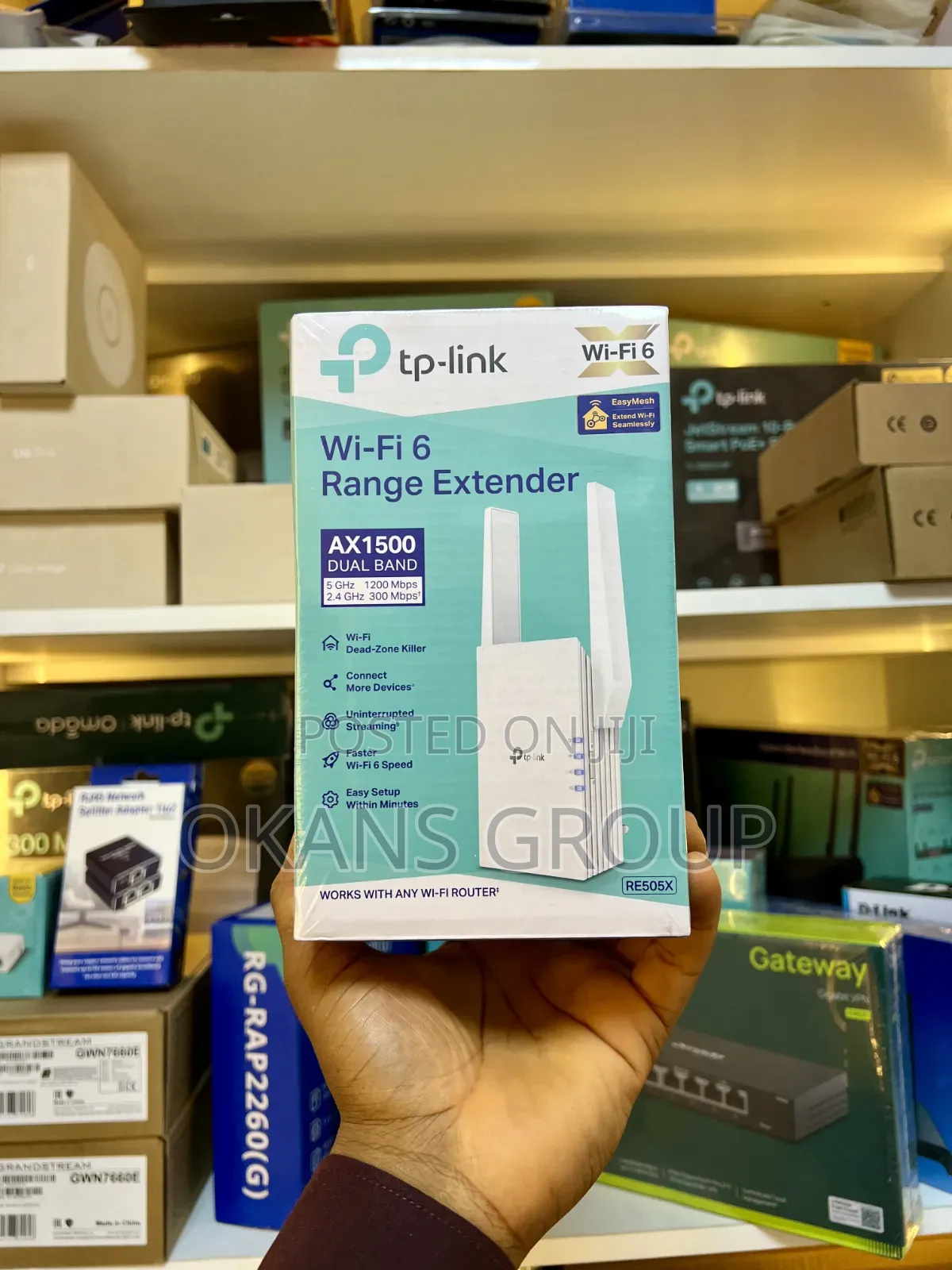 TP-Link RE505X WiFi 6 AX1500 Range Extender RE450 RE550 RE305 5ghz 2.4
