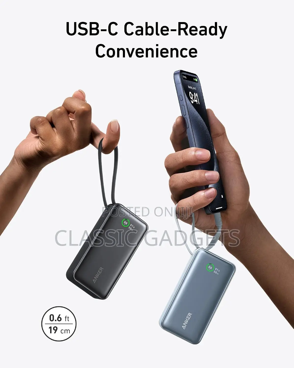 Anker Nano Power Bank,10,000mAh 30W Portable Charger