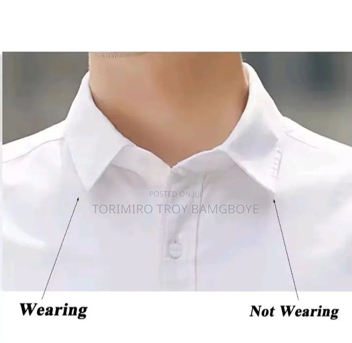 Magnetic Collar Stays With Free Elastic Shirt Sleeve Bands