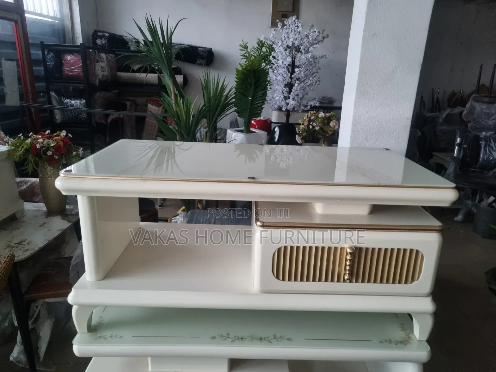Cream Center Table