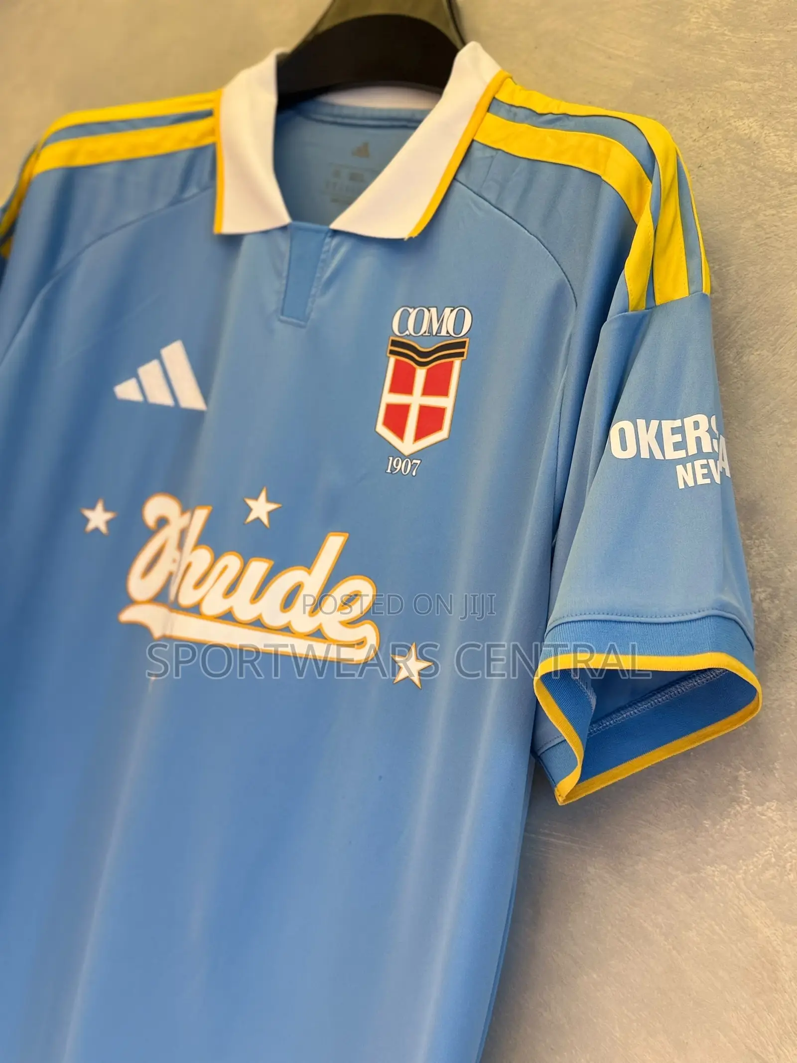 RHUDE × COMO 2026/27 Special Edition 4th Kit – Player Version Jersey