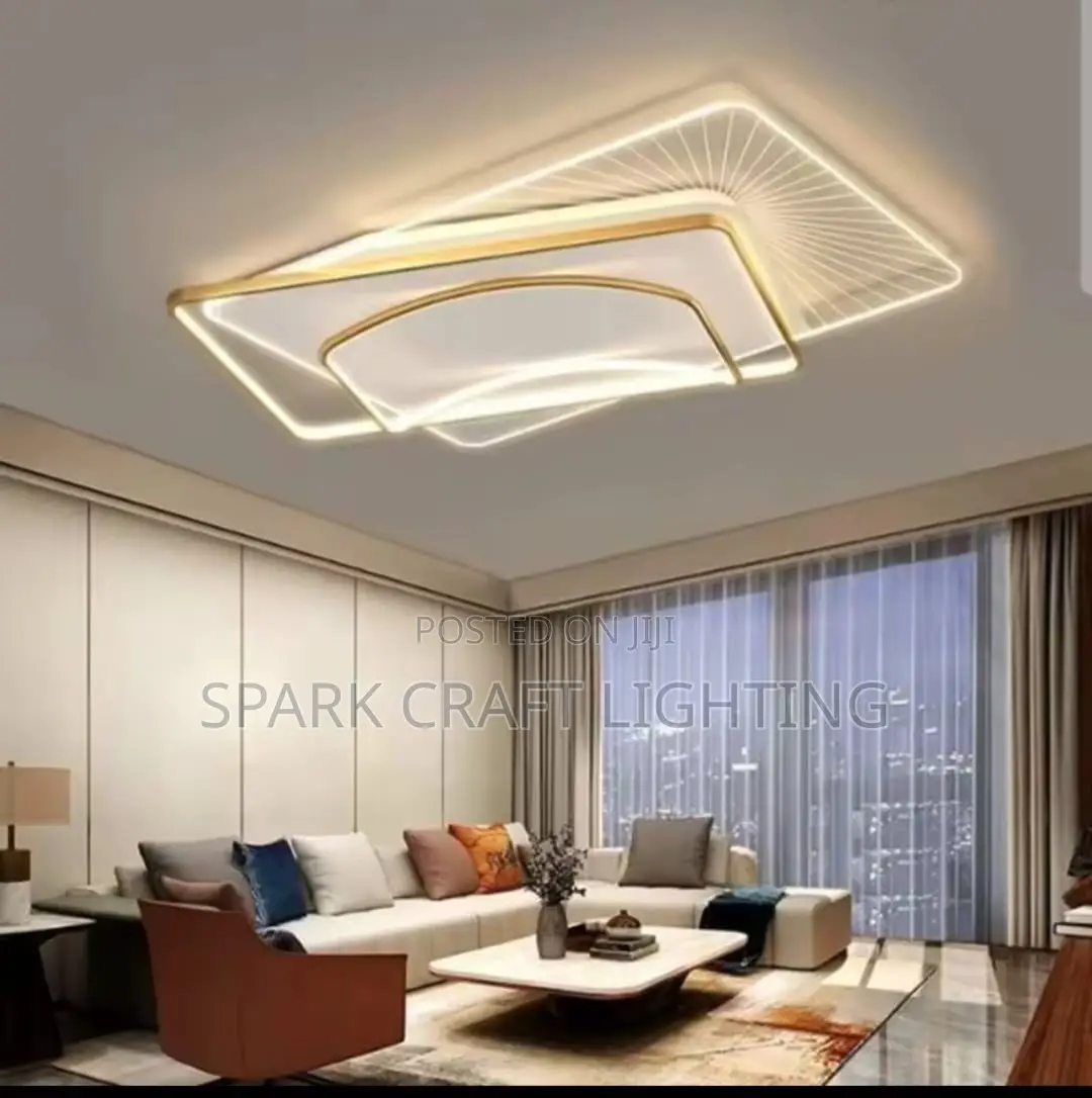 Luxury Infinity Frame LED Ceiling Light by 1100mm