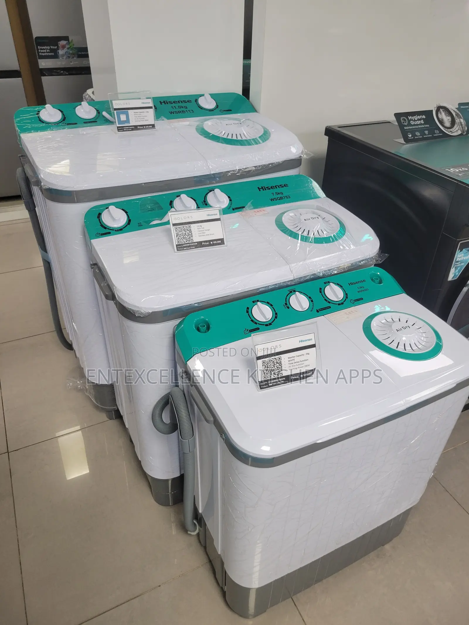 Hisense 7.5kg Twin Tub Washing Machine Manual