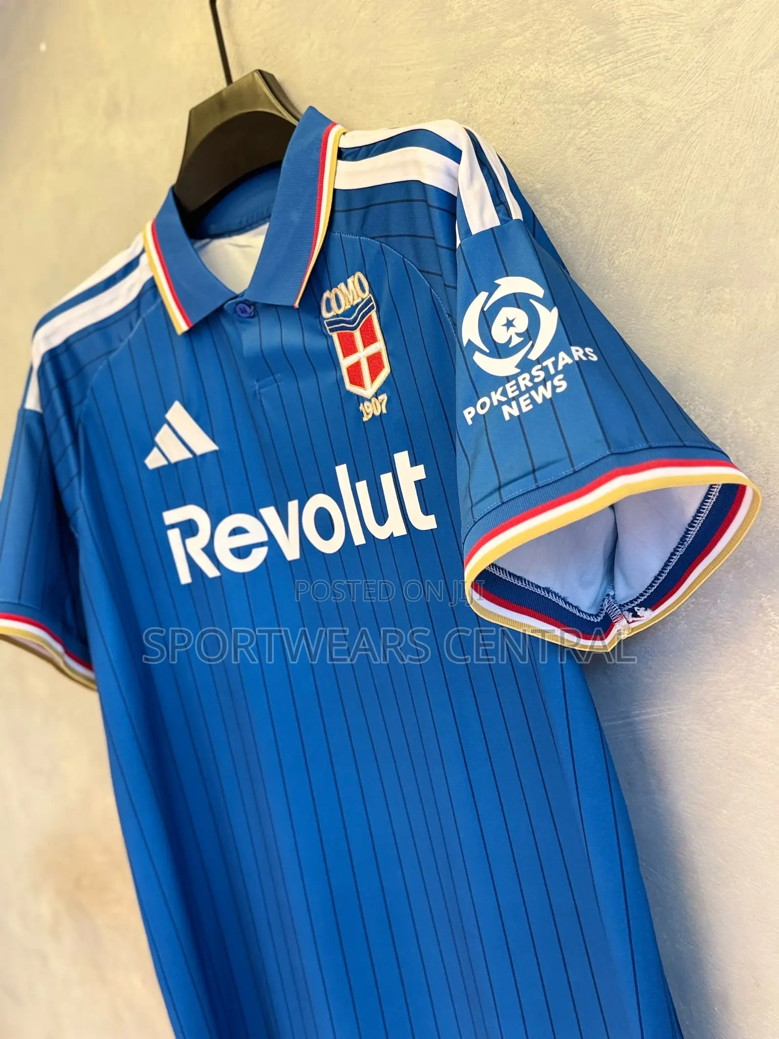 Como 1907 2026/27 New Home Football Jersey – Premium Fans Version