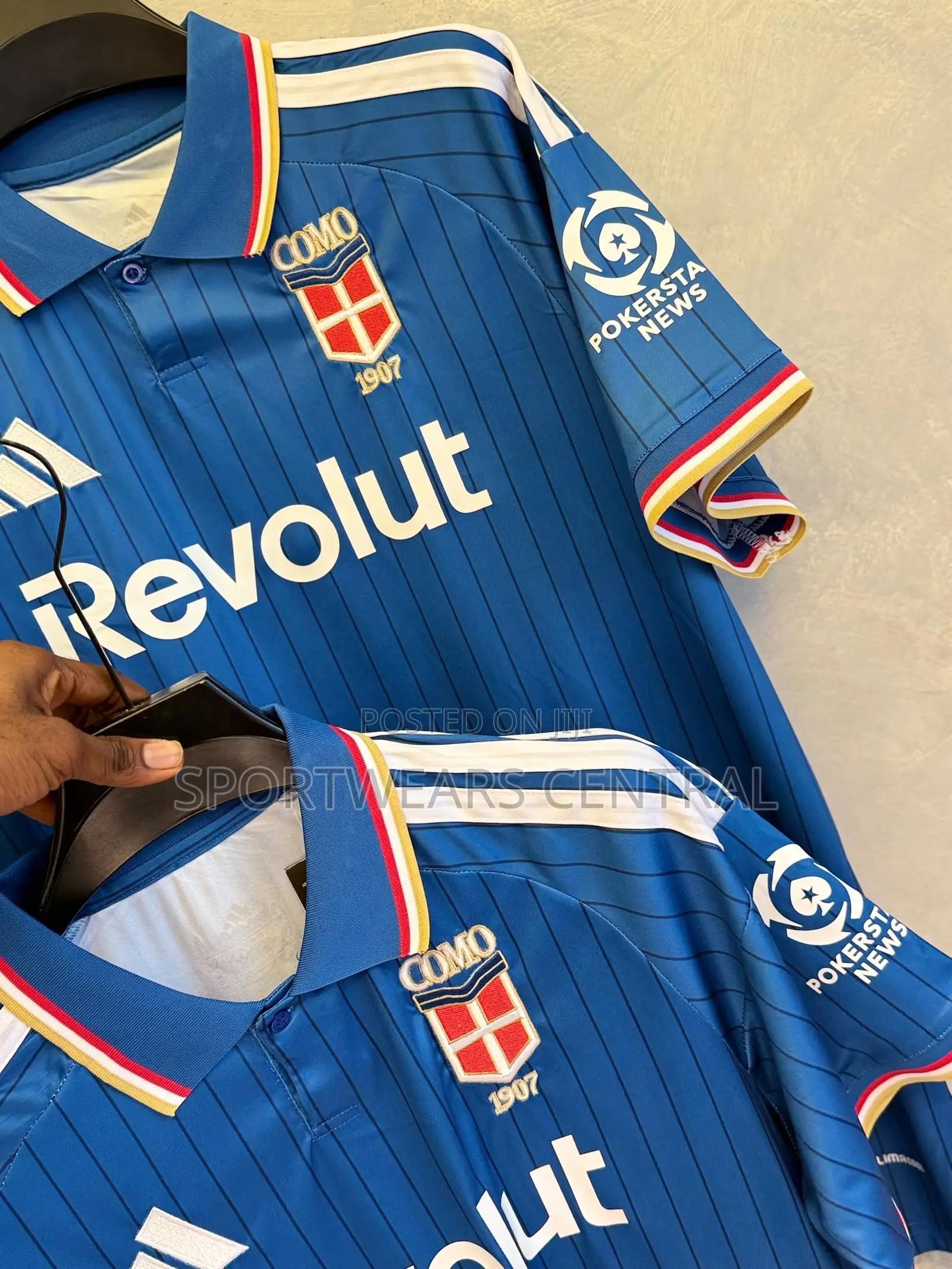 Como 1907 2026/27 New Home Football Jersey – Premium Fans Version