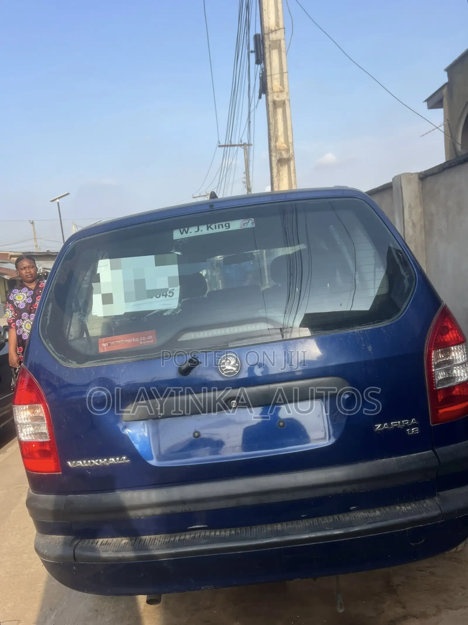Opel Zafira 2005 Blue
