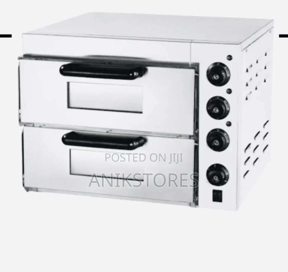 Industrial Electric Double-Oven Pizza Machine