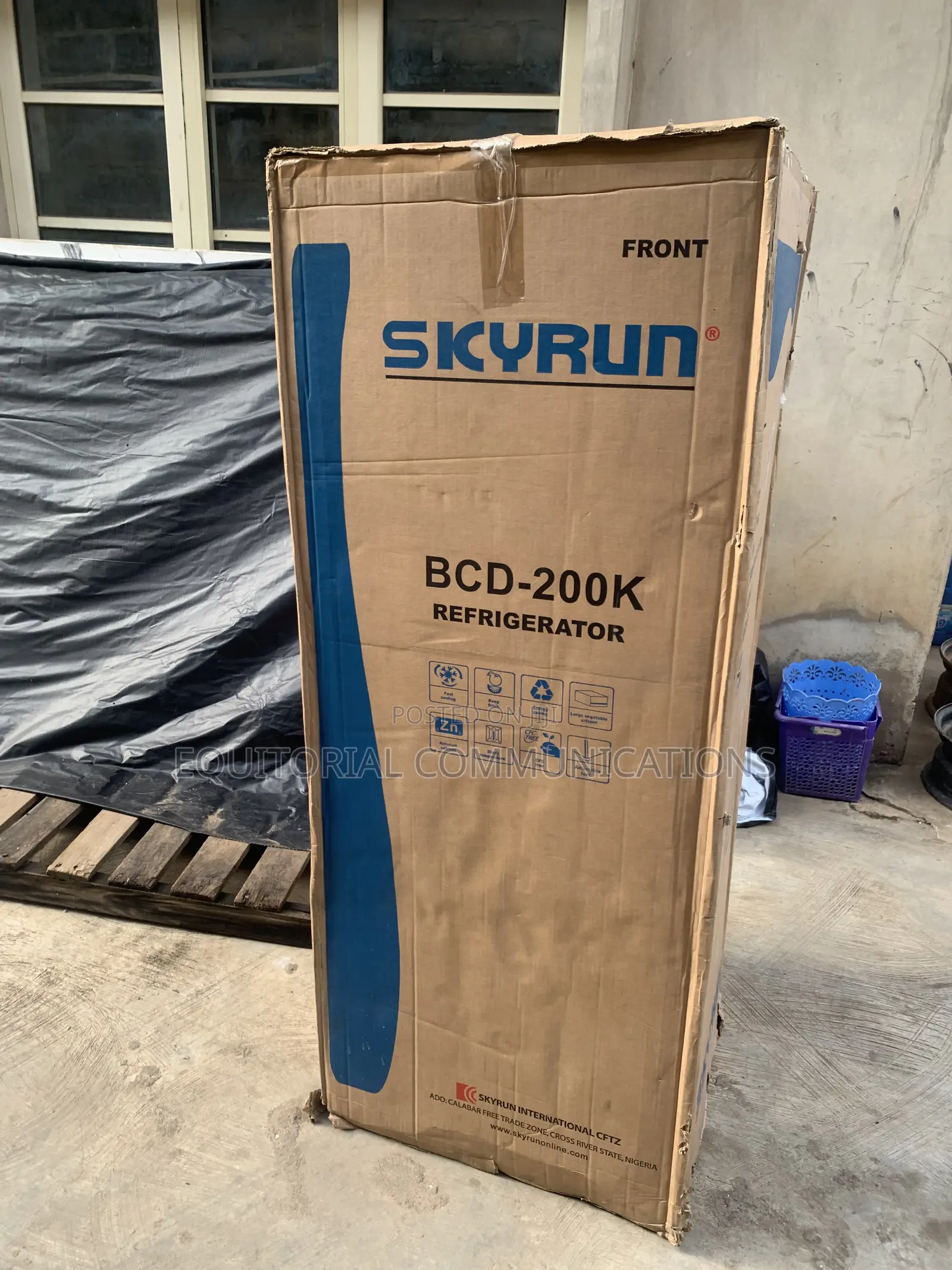 SKYRUN 200L Double Door Fridge for Home, Office, and Everyday Use