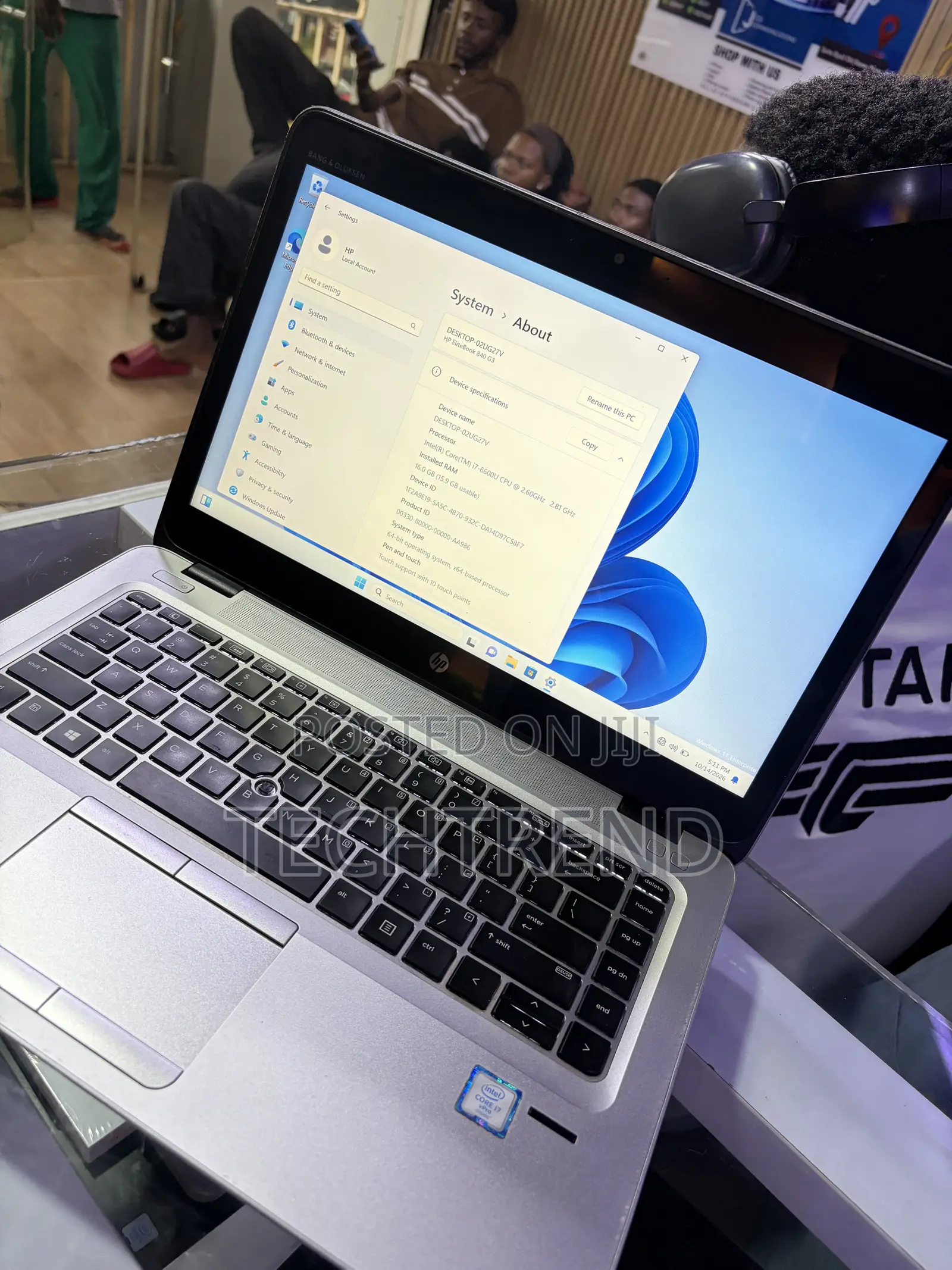 Laptop HP EliteBook 840 G3 16GB Intel Core i7 SSD 512GB