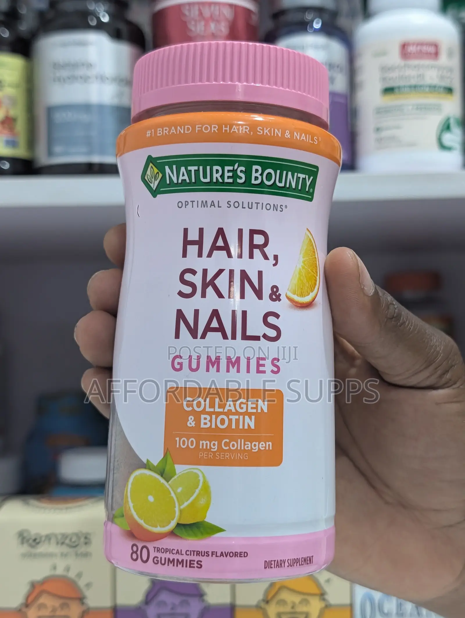 Nature’s Bounty Hair, Skin & Nails Gummies 2500mcg Biotin
