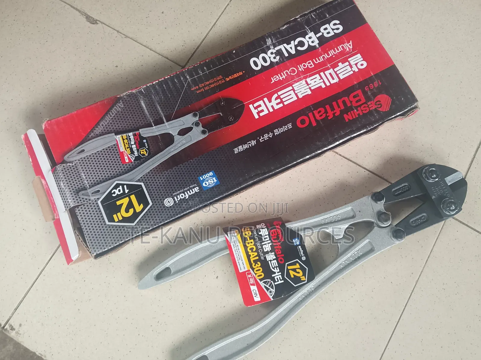 Seshin Buffalo 12-Inch (300mm) Aluminum Handle Bolt Cutter
