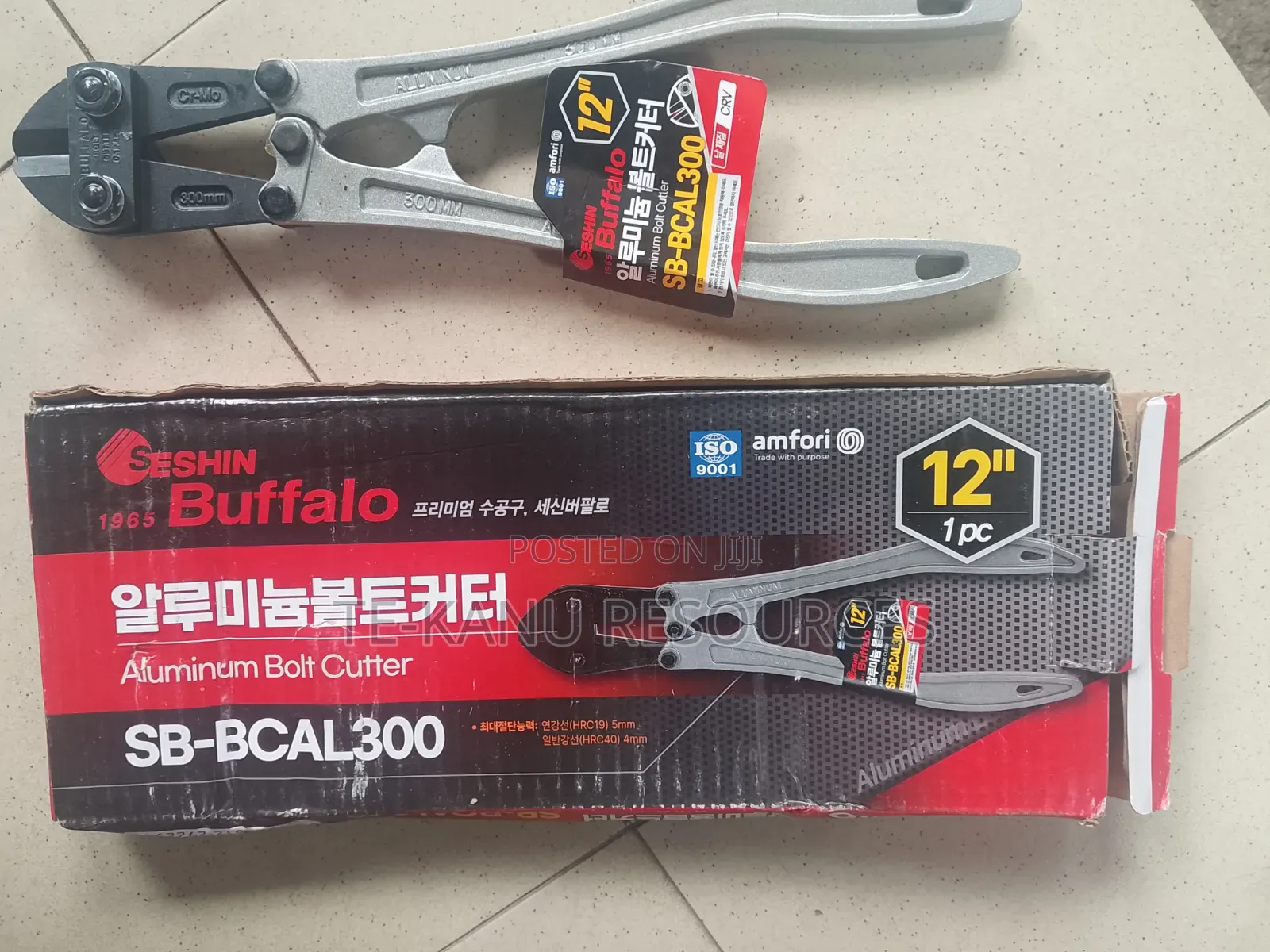 Seshin Buffalo 12-Inch (300mm) Aluminum Handle Bolt Cutter