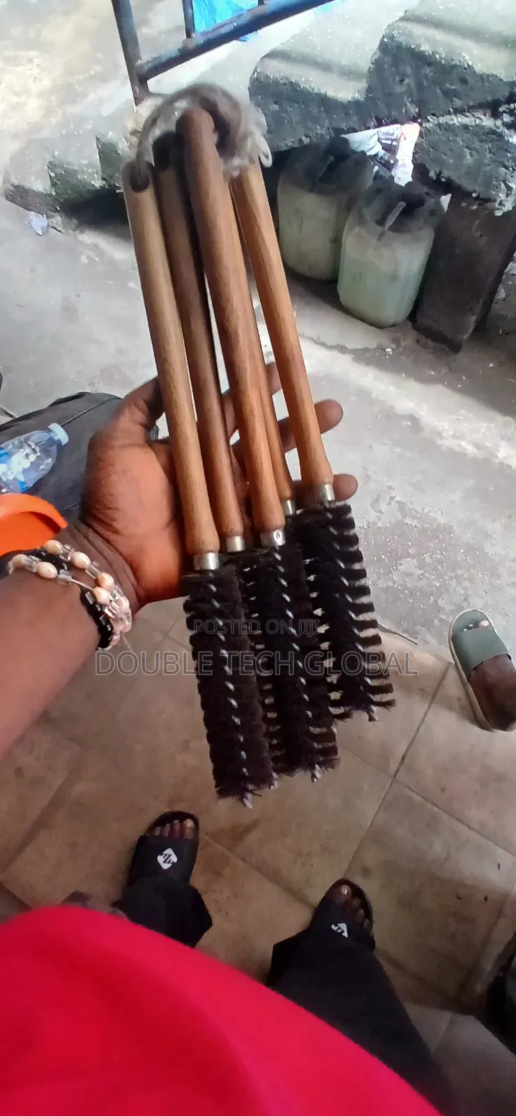 Boiler Tube Cleaning Wire Brush - Wood Handle