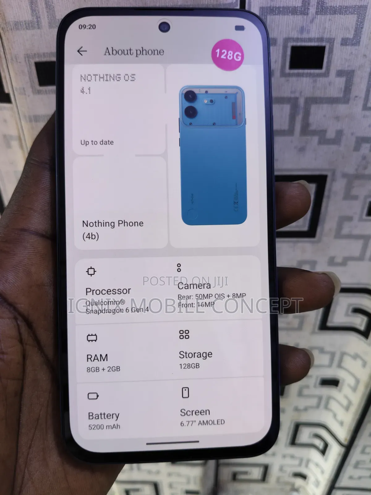 Nothing Phone 4b 128 GB Blue