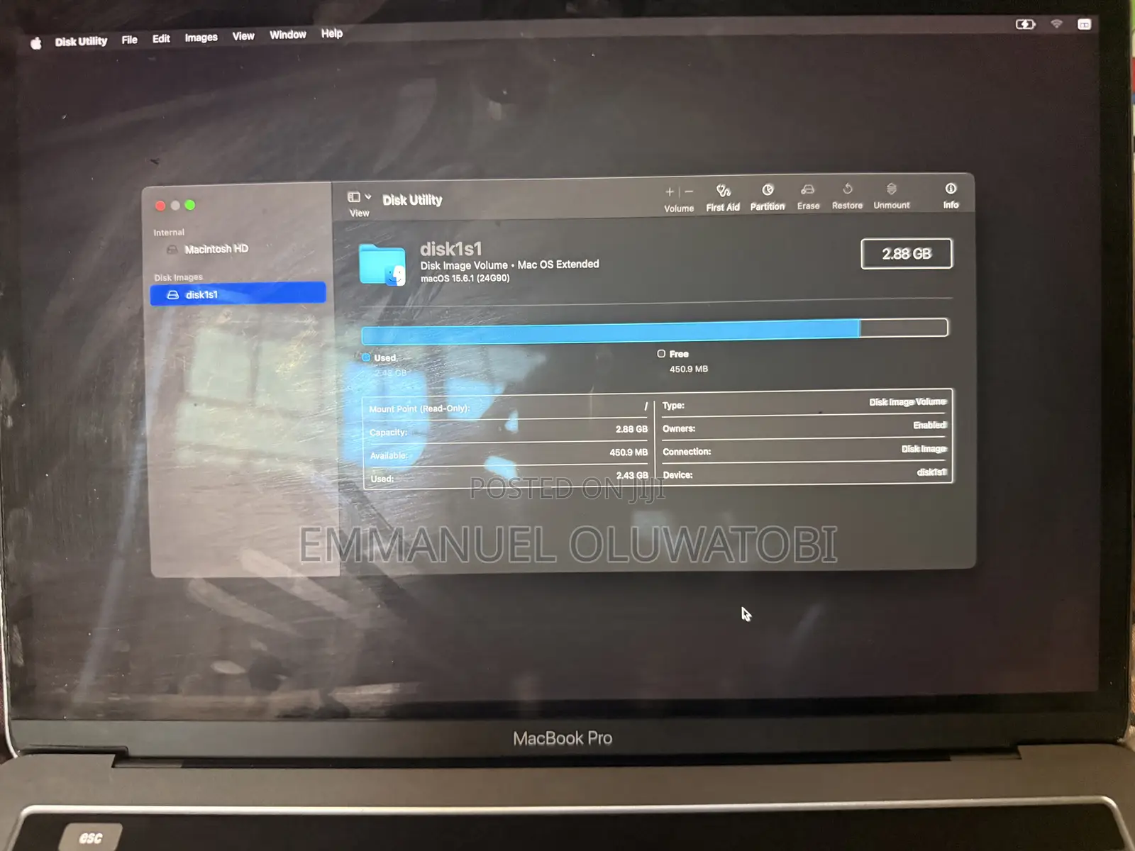 Laptop Apple MacBook Pro 2019 16GB Intel Core i7 SSD 1T