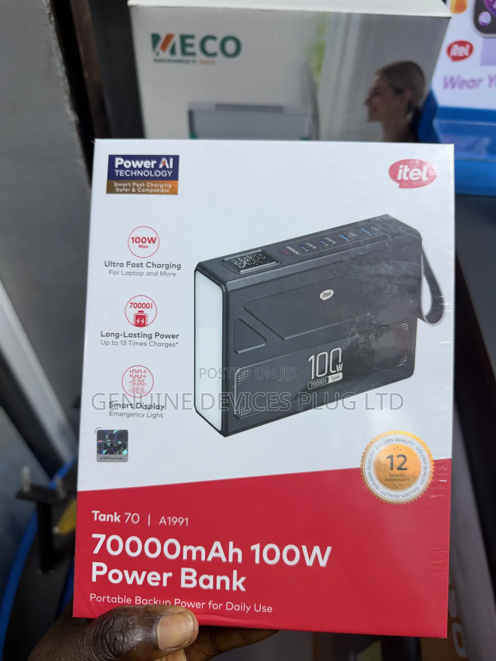 Itel Power Tank 70 70,000mAh