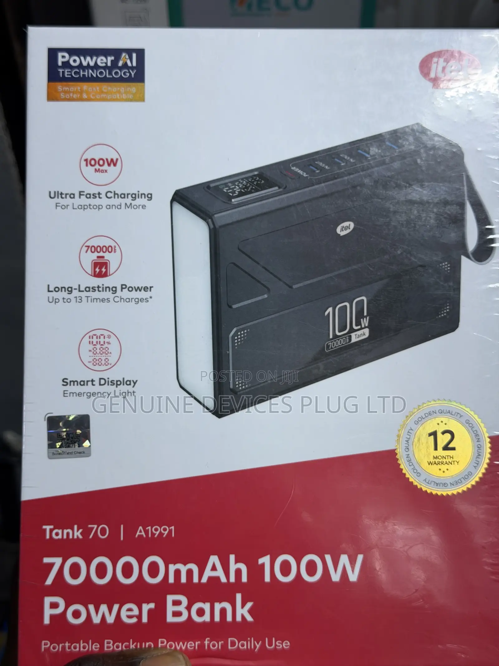 Itel Power Tank 70 70,000mAh