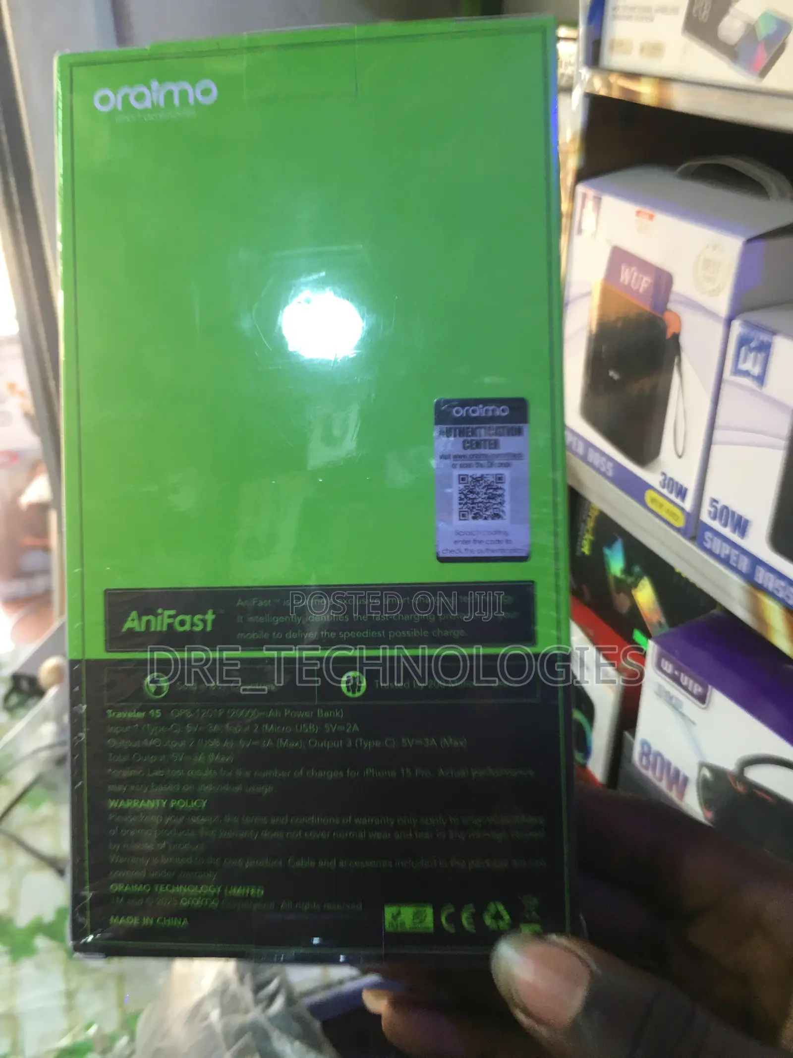 Oraimo 20,000mAh Powerbank