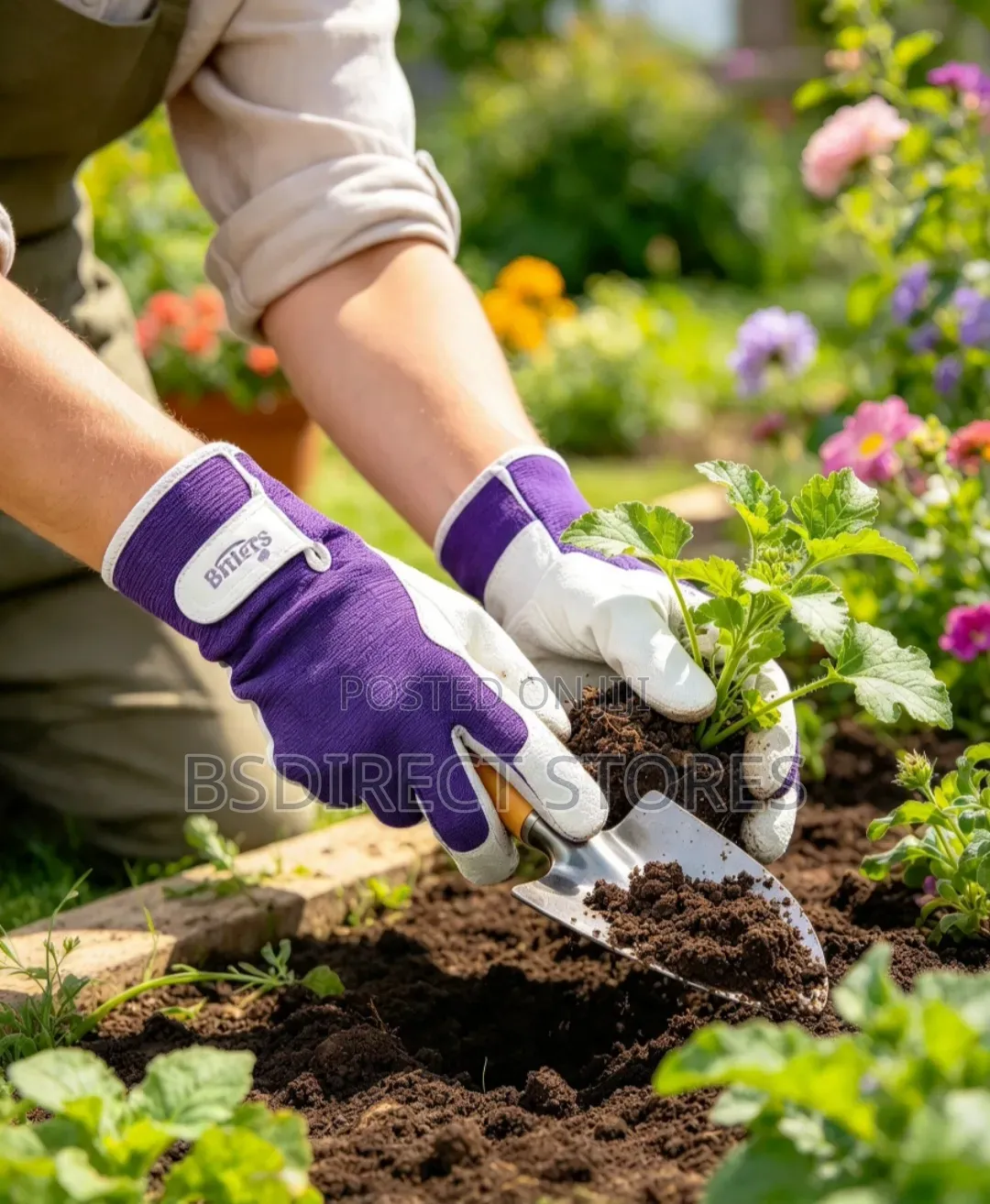 Briers Lavender Professional Smart Ladies Stylish Gardening Gloves