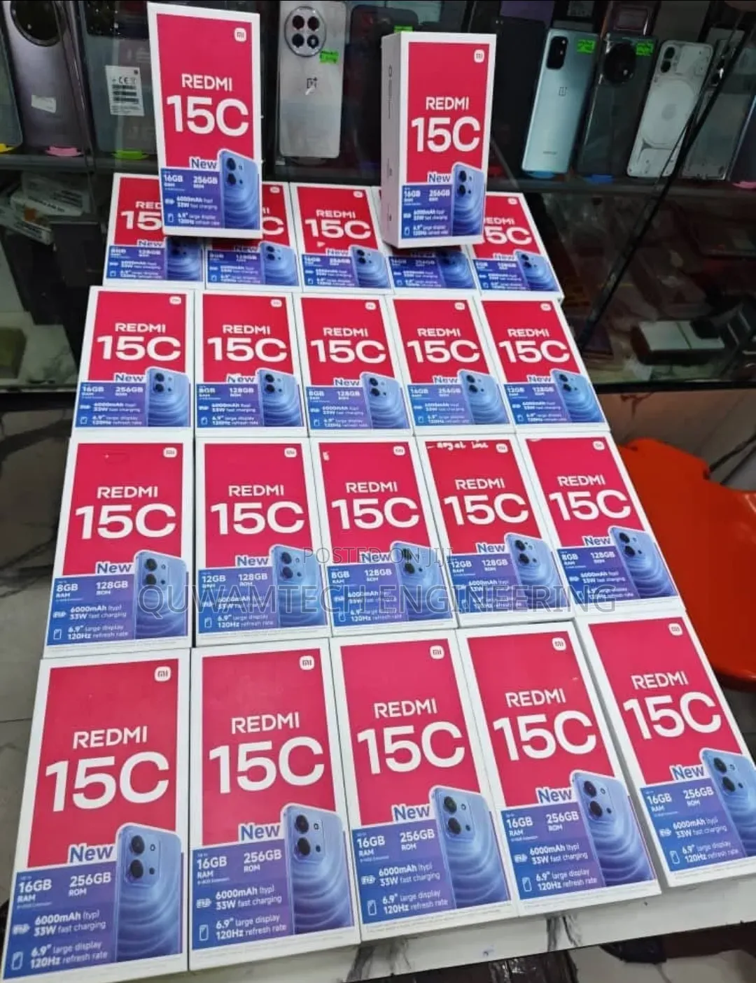 New Xiaomi Redmi 15C 4G 128 GB Red