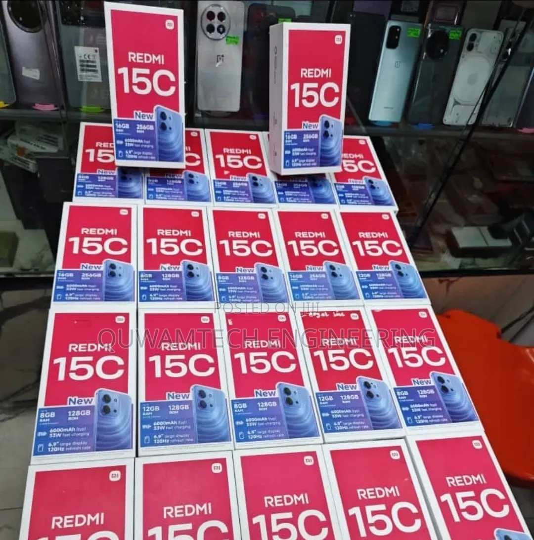 New Xiaomi Redmi 15C 4G 128 GB Red