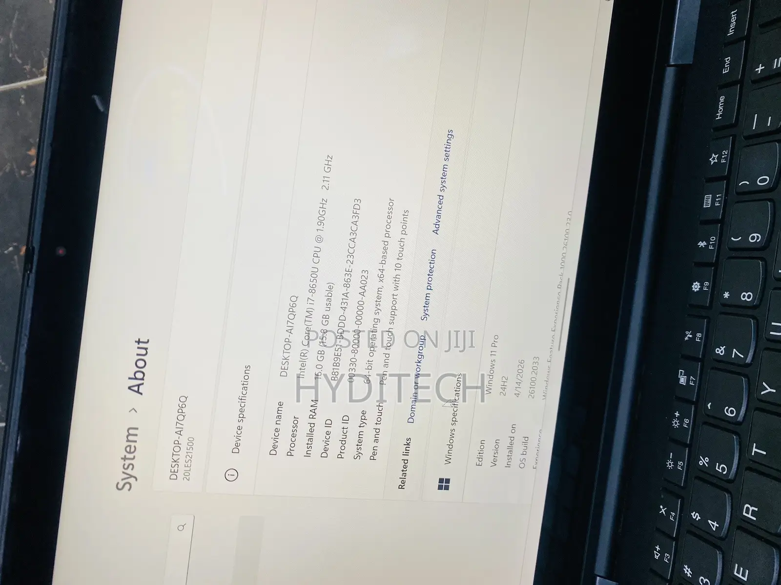 Laptop Lenovo ThinkPad X1 Yoga 16GB Intel Core i7 SSD 256GB