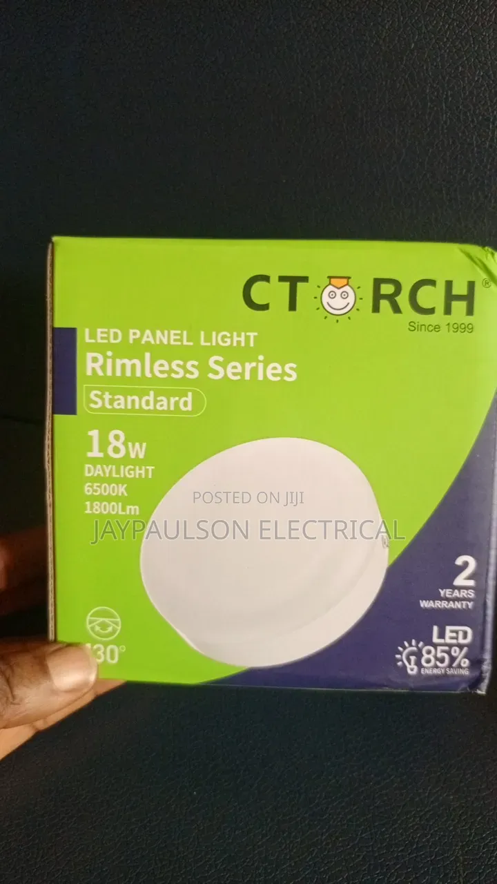 The Item in the Image Is a CTORCH 18W Rimless LED Panel Light.