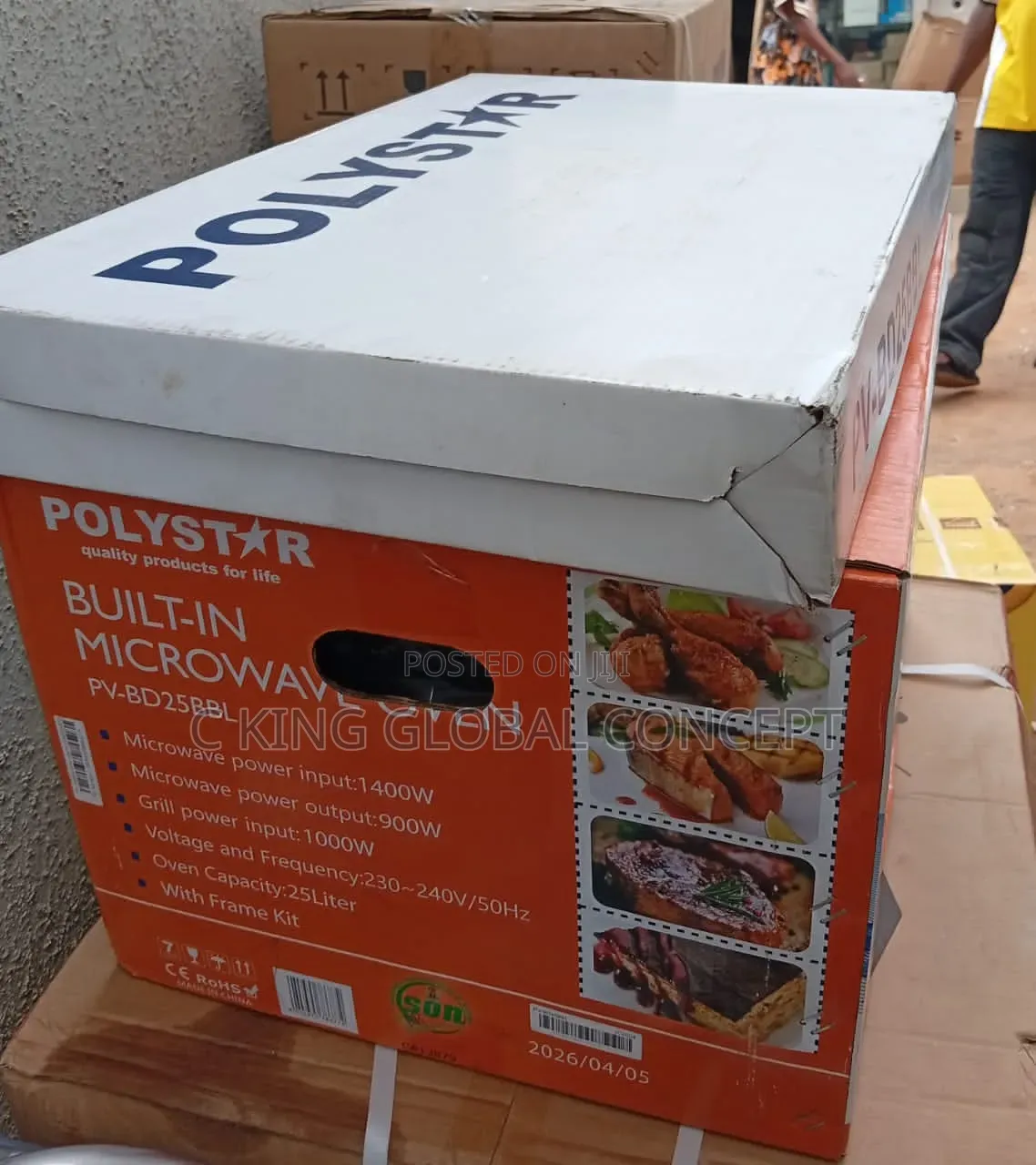 Brand New 25L Built-in Microwave Oven PV-BD25BBL - Black