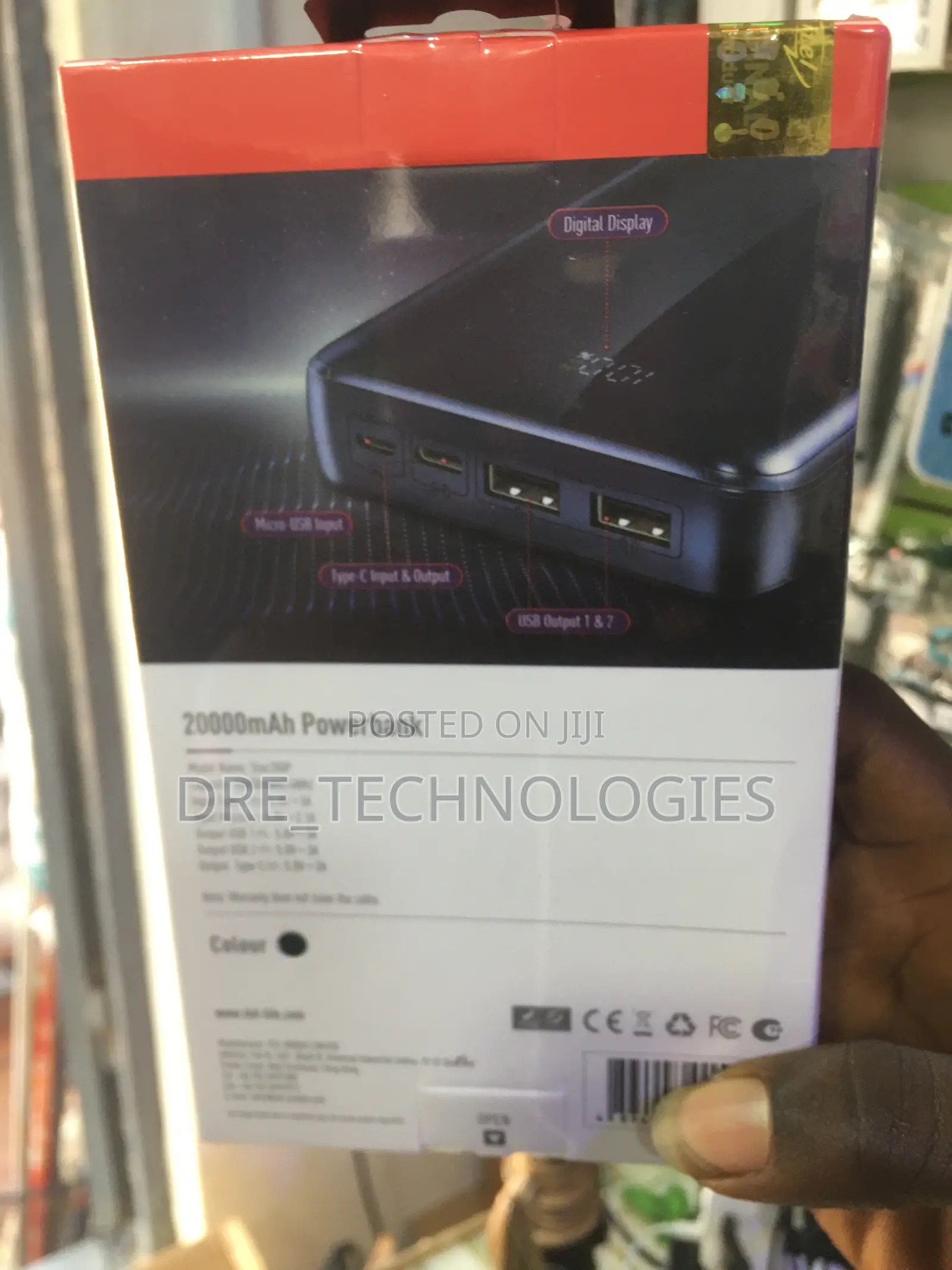 Itel 20,000mAh Powerbank