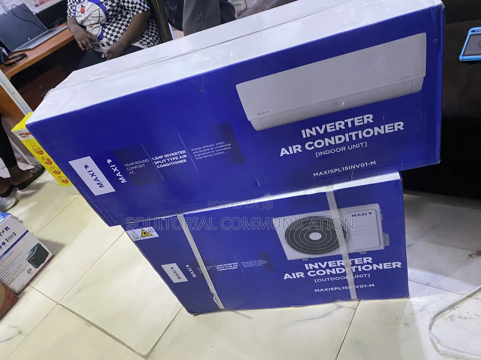 MAXI 1.5HP Inverter AC Featuring Turbo Cooling and Auto Restart