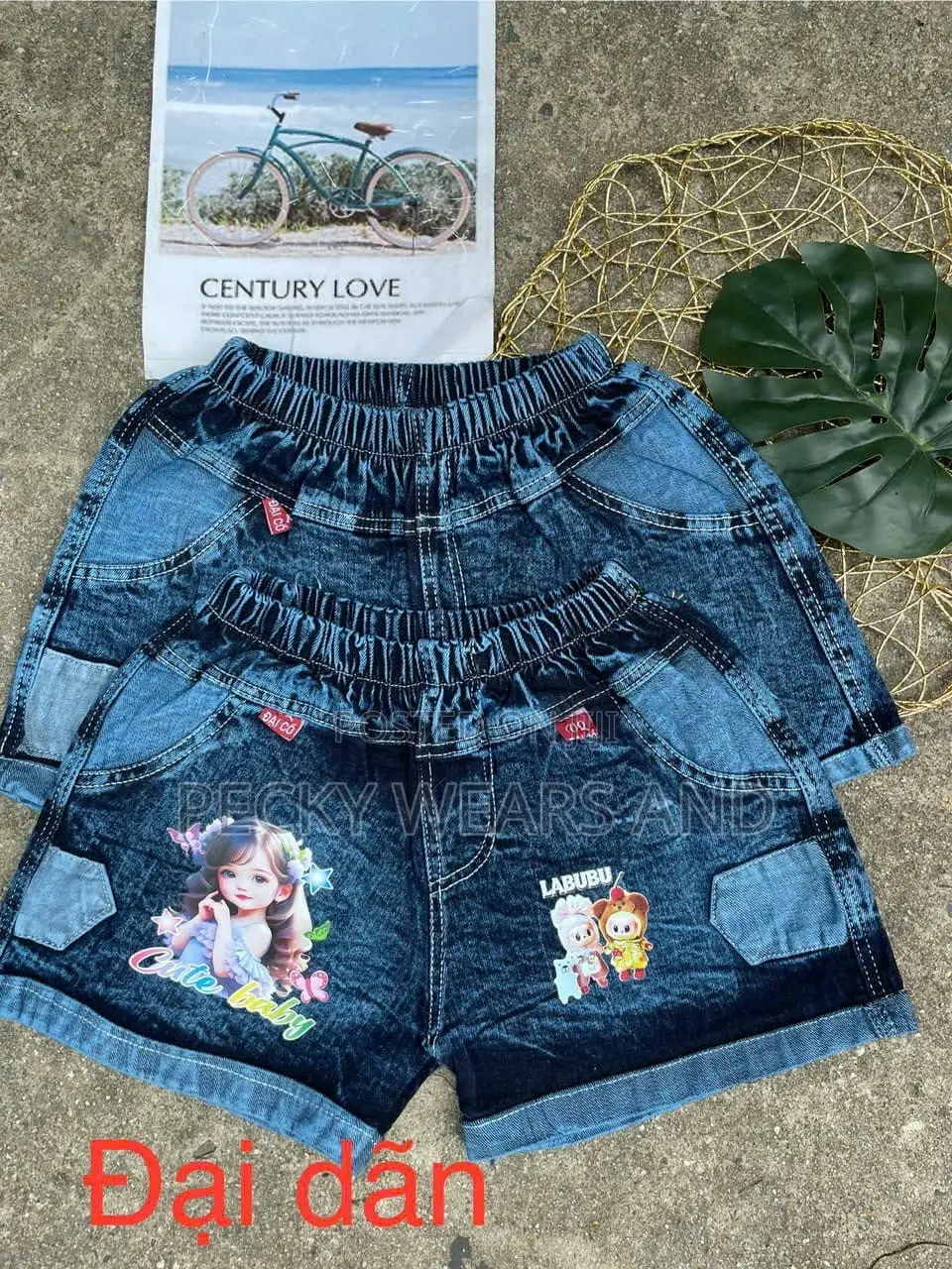Kids Denim Skirt & Bum Shorts