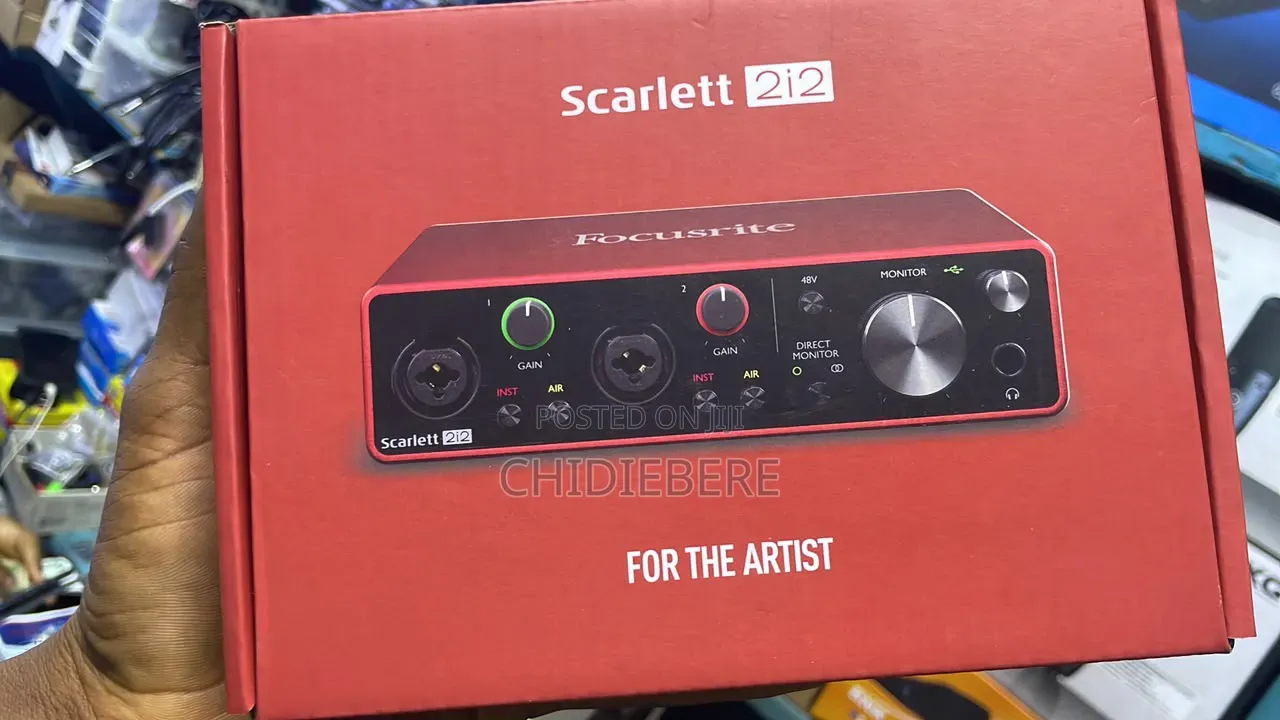 Scarlet 2i2 Sound Card