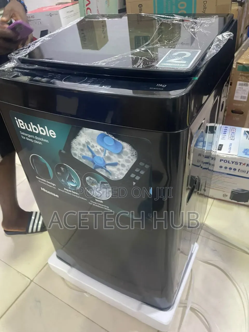 Hisense 11kg Top Load Automatic Washer Available for Purchase