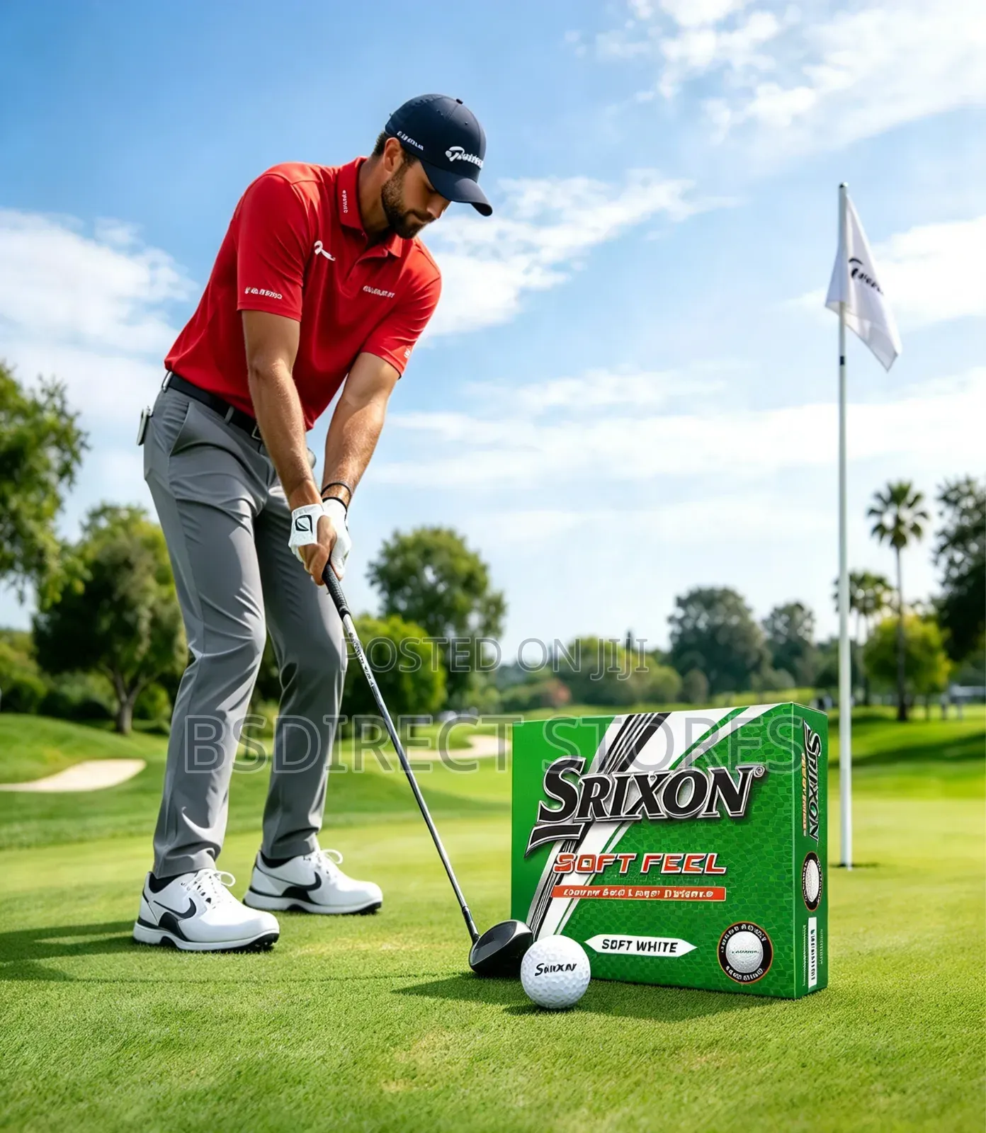 Srixn Soft Feel Superior Golf Balls 324 Dimple Pattern Longer Distance