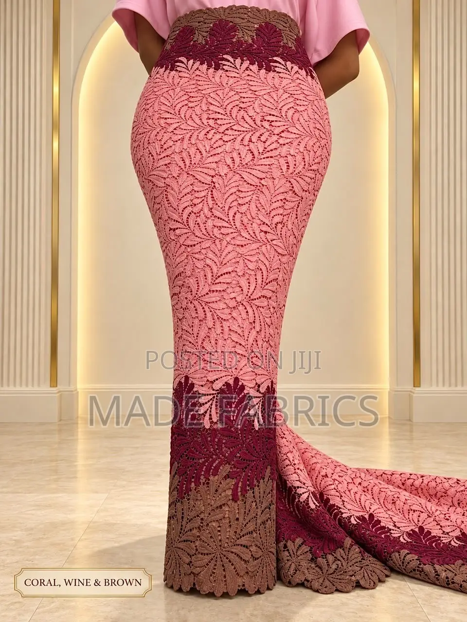 Ombré Guipure Lace