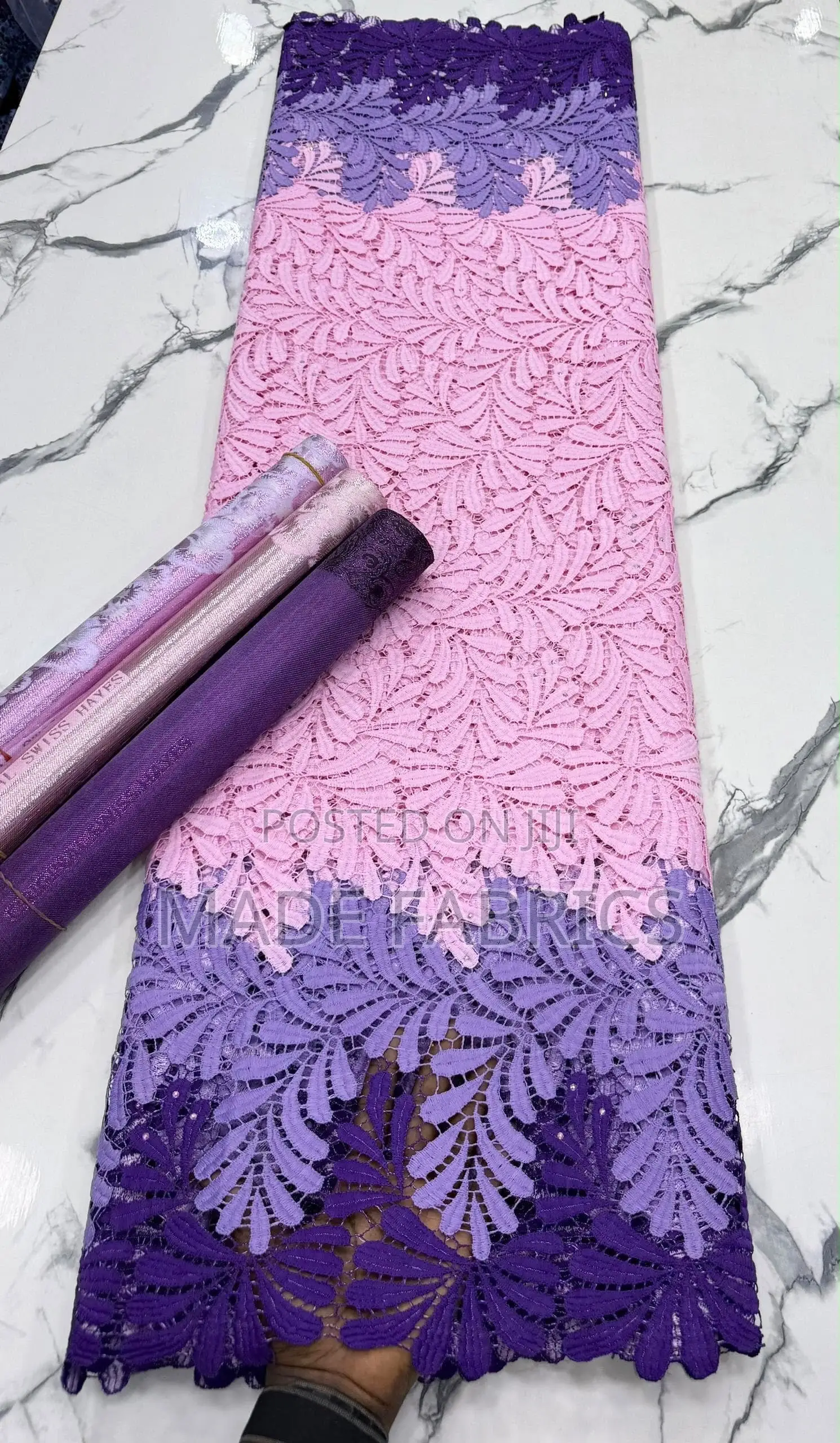Ombré Guipure Lace