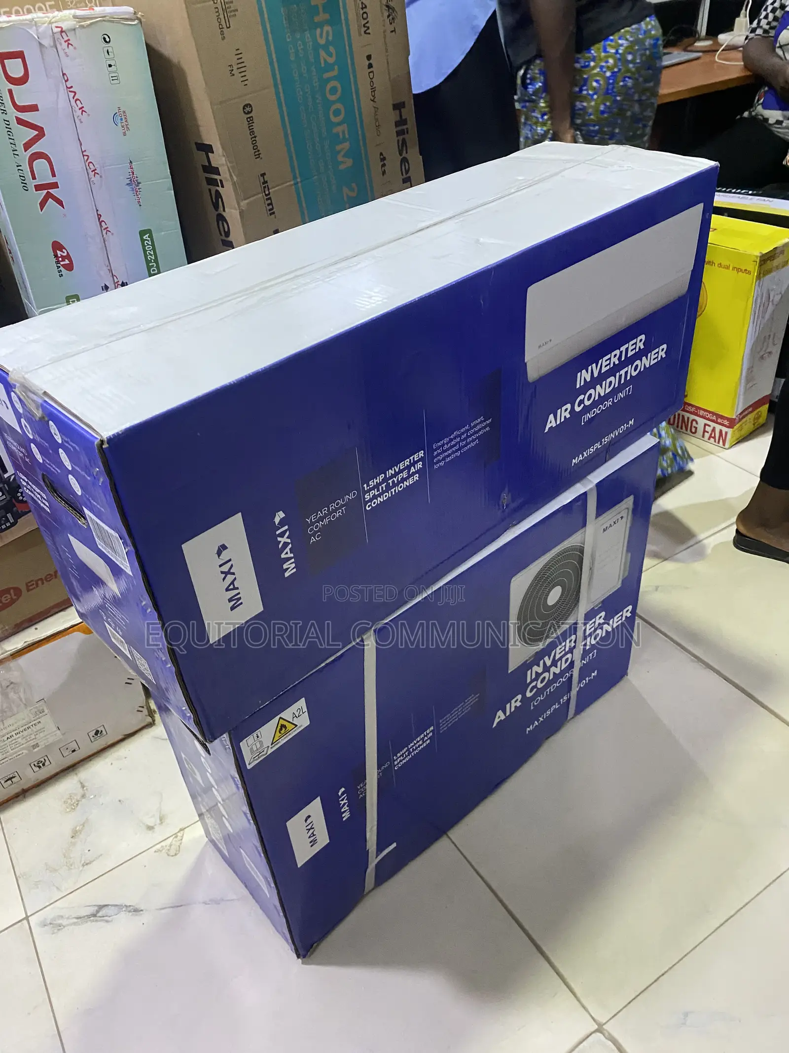 MAXI 1.5HP Inverter AC With Eco Cooling and Auto-Restart Function