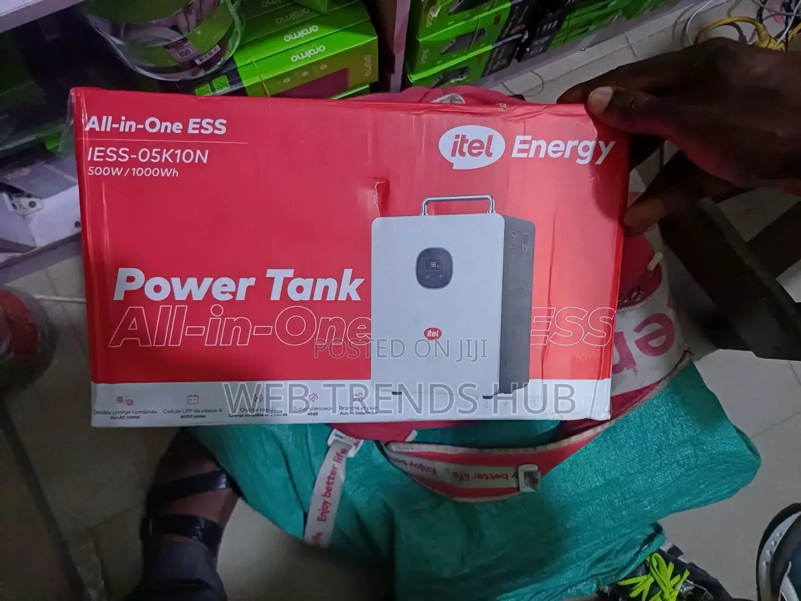 Itel Power Tank ESS 1000Wh / 500W Solar Generator (IESS-05K10N)