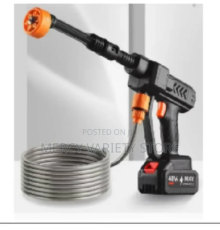 Car/Home 6 Holes High Pressure Washer With 2 Batteries