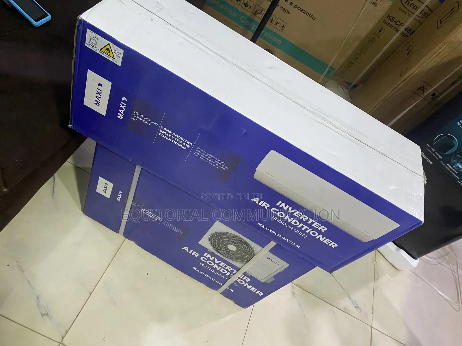 MAXI MAXISPL15NV01-M 1.5HP Inverter AC for Home Cooling
