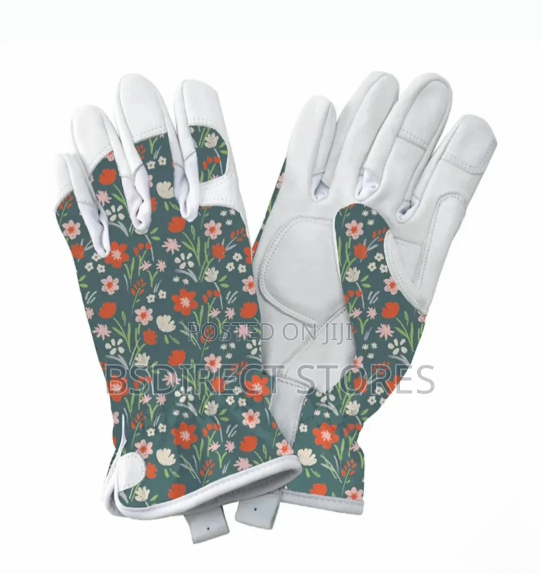 Kent & Stowe Meadow Flower Leather Ladies Luxury Gardening Soft Gloves
