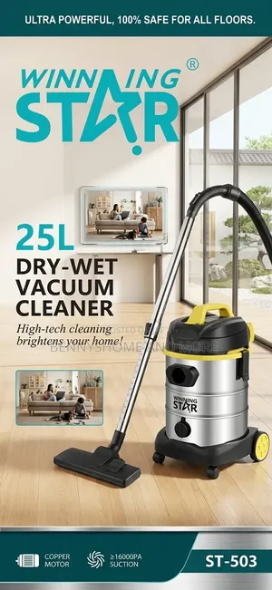 25l Dry-Wet Wining Star Vacuum Cleaner